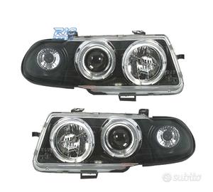 FARI OPEL ASTRA F 94-98 ANGEL EYES FONDO NERO H1-H