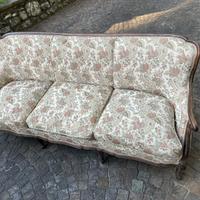 Divano vintage stile Luigi XV da restaurare