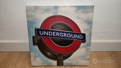 Quadro su tela UNDERGROUND insegna metropolitana