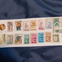- francobolli Italia 1955 - 1997  - 19 mazzette