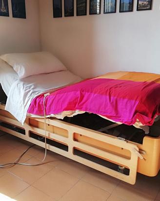 Letto ortopedico 3 movimenti + elevatore + materas