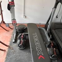 PANCA-BILANCIERE-DISCHI- MANUBRI