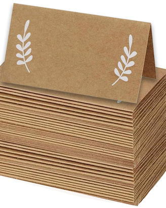 50 segna posto in cartone da tavolo , per feste, m