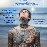 Corso Igienico-Sanitario per Tatoo Piercing e Derm