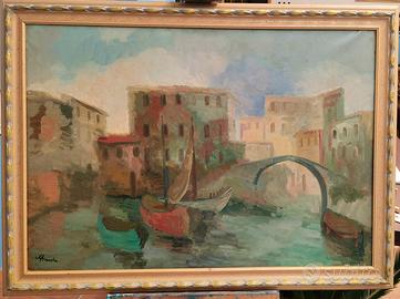 Guido Guidi Darsena Livorno, quadro