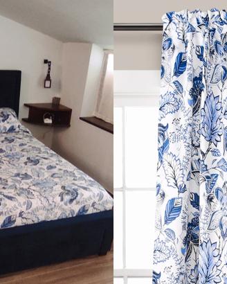 set trapunta king+tenda Cynthia Jacobean di Lush