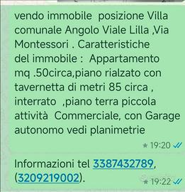 Vendita immobile tre livelli .più Box