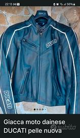 Giacca moto pelle dainese Ducati