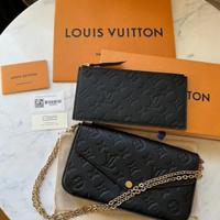 Pochette Felicie nera di Louis Vuitton