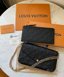 Pochette Felicie nera di Louis Vuitton