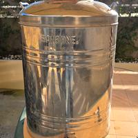 giara acciao inox utilizzata per olio d'oliva 