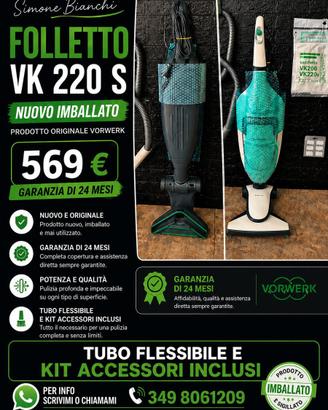 Vk 220S NUOVO SIGILLATO  ORIGINALE