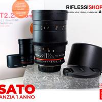 Usato samyang t2.2 135mm ed umc pentax