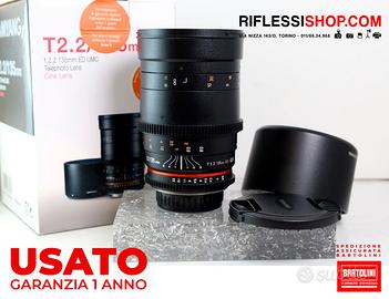 Usato samyang t2.2 135mm ed umc pentax