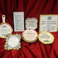 Set di 7 Targhette Decorative in ceramica