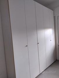 Armadio bianco 5 ante 