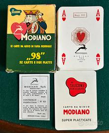 Carte da gioco Modiano 98 Ai Siliconi del 1966