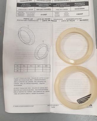 protezione carter motore Honda Hornet CBR600F 2007