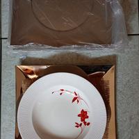 Sei sottopiatti acciaio Sambonet modello Linea Q