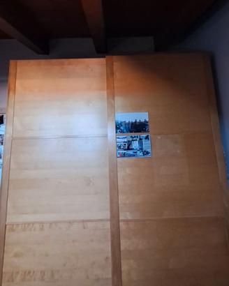 Armadio IKEA PAX 200×63×237 cm con ante scorrevoli