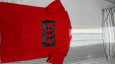 T-Shirt MSGM Rossa e Nera