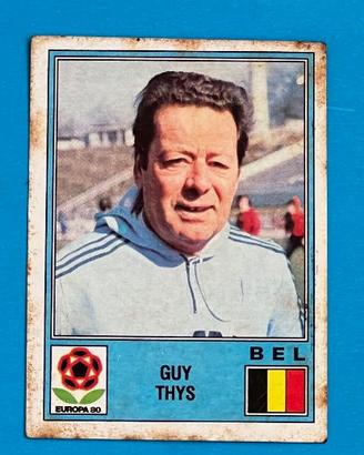 GUY THYS n° 162 Figurina Panini EUROPA 80