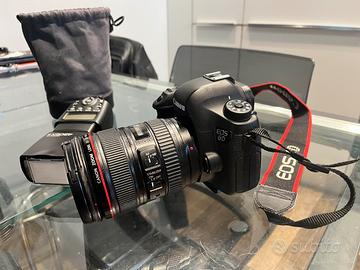 canon 6d + 24-105 mm 1:4 L + 50 mm 1:1.4 + flash