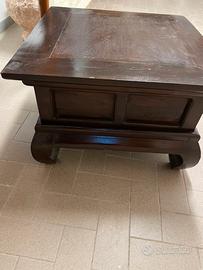 Tavolino in legno massiccio retro’
