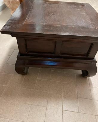 Tavolino in legno massiccio retro’