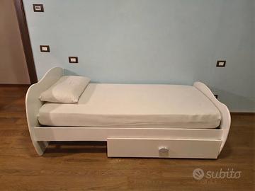 Letto singolo contenitore 