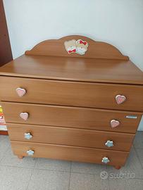 Cassettiera/fasciatoio Foppa Pedretti