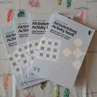 Seti di 4 "Aktivitetsbog/Activity book" rompicapo