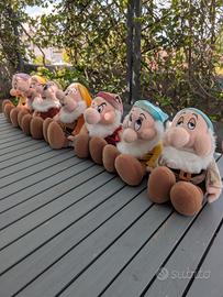 Raro set completo 7 nani Biancaneve - Disney Store
