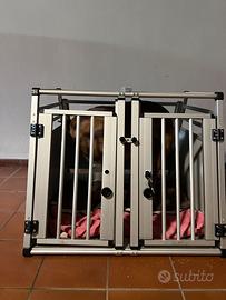 Trasportino Auto Cani Alluminio 64x92x80