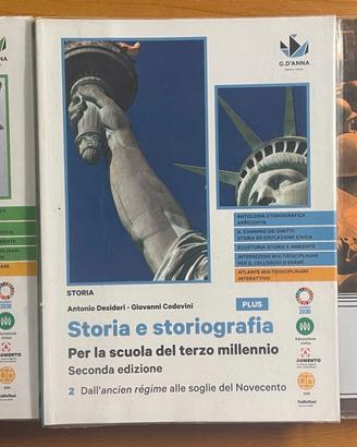 Libri storia e storiografia 1, 2 e l'essenziale.