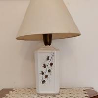 lampada con vaso in ceramica dipinto