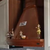 Cappa Rame e legno  90 cm 