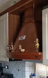 Cappa Rame e legno  90 cm 