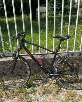 Bicicletta forcella davanti leggermente storta