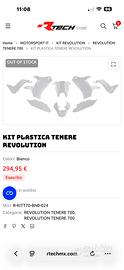 CARENE RTECH BIANCHE TENERE 700 2021-2024