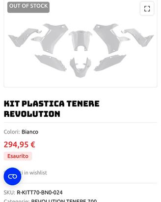 CARENE RTECH BIANCHE TENERE 700 2021-2024