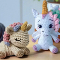 🦄 Unicorni amigurumi fatti a mano
