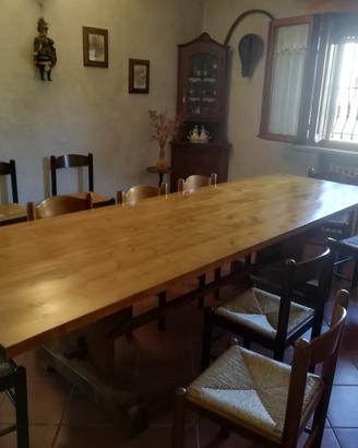 tavolo in legno massello per soggiorno - taverna