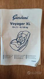 Seggiolino auto Giordani Voyager XL