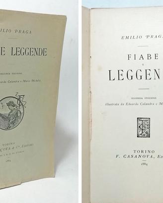 FIABE E LEGGENDE - PRAGA EMILIO 1884