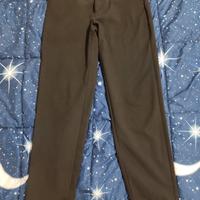 Pantaloni Uomo Chino Nero Bershka Skinny Cropped