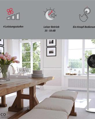 Ventilatore di design Boneco Air Shower