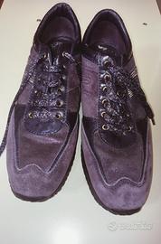 Sneakers da donna marca GEOX  col.lilla.