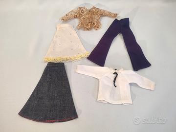 BARBIE LOTTO ABITI CLONE ANNI 70 VINTAGE