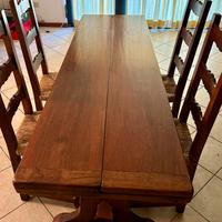 Tavolo fratino in noce massello